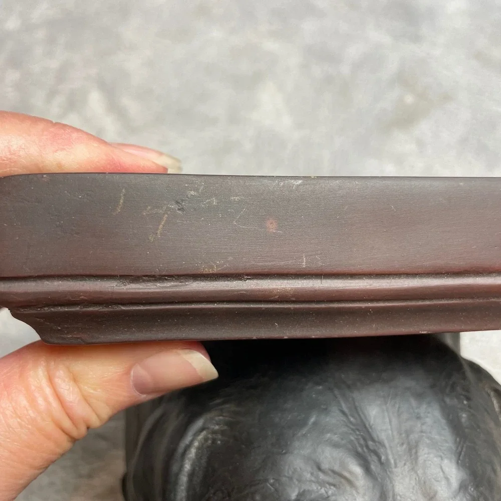 Vtg The Stone Bunny Black Lab‎ Wall Shelf 1995 Artist Signed Numbered Labrador